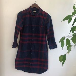 Bridge & Burn Margot Flannel Shirtdress